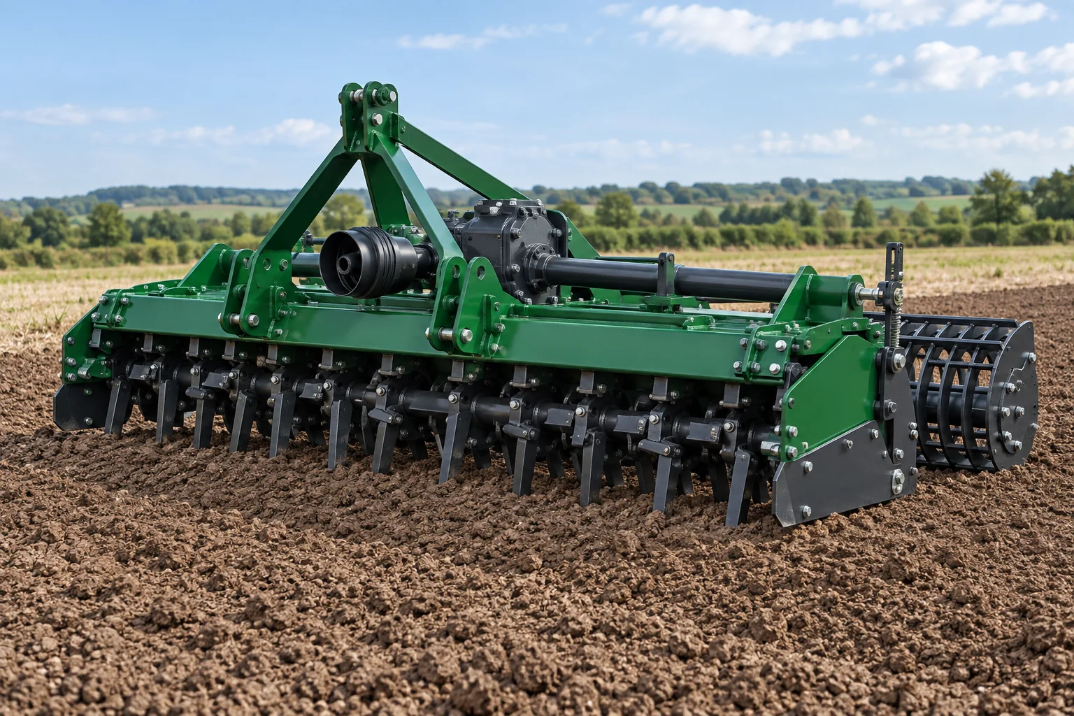 Power harrow and tractor application matching