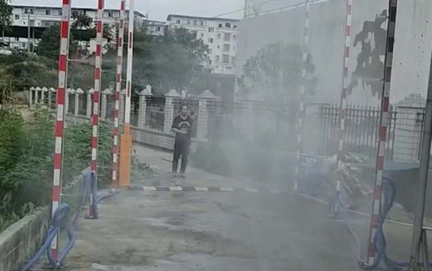 农村疫情防控车辆消毒通道设备